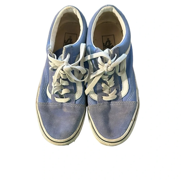 Vans Light Blue Suede/canvas Change Colors Skater Sneakers women's 7.5 - Picture 2 of 4